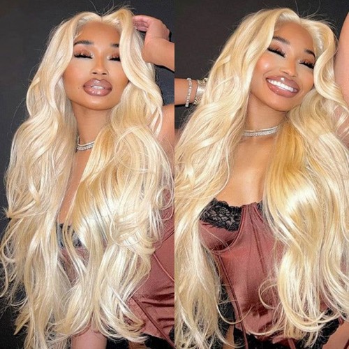 #613 Blonde Color Body Wave 360 Lace Frontal Wig | Human Hair Wig | Lace Front